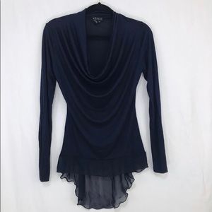 Venus navy blouse